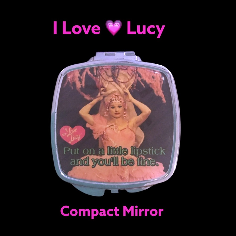 I Love ❤️ Lucy Compact Mirror🎈 - Picture 3 of 5